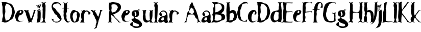 Devil Story Regular font