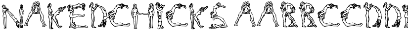 NakedChicks font