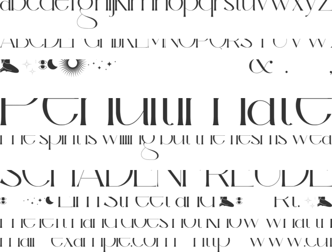 Bulgatry font preview