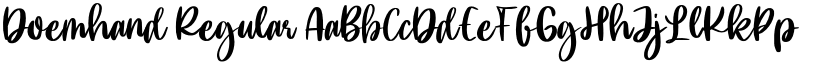 Doemhand font download