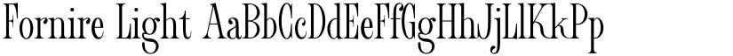 Fornire Light font