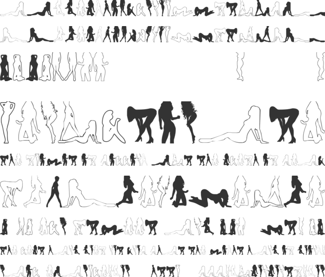 Babe-alicious font preview