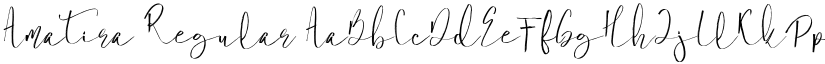 Amatira Regular font