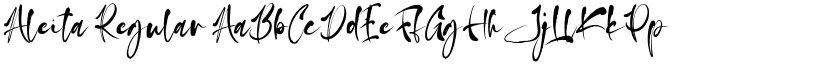 Aleita Regular font