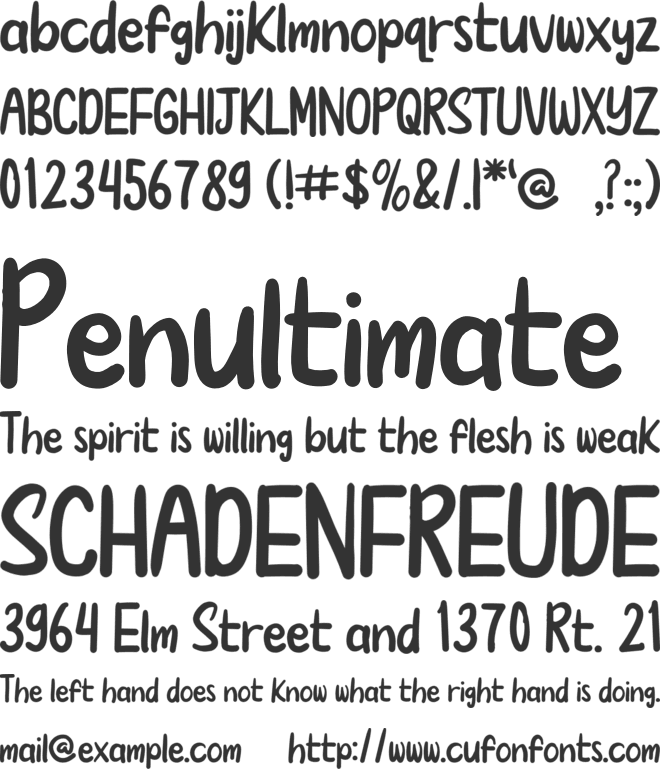 Bayonette font preview