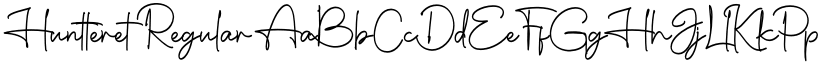 Huntteret font download