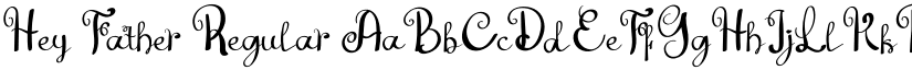 Hey Father Regular font