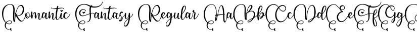 Romantic Fantasy Regular font