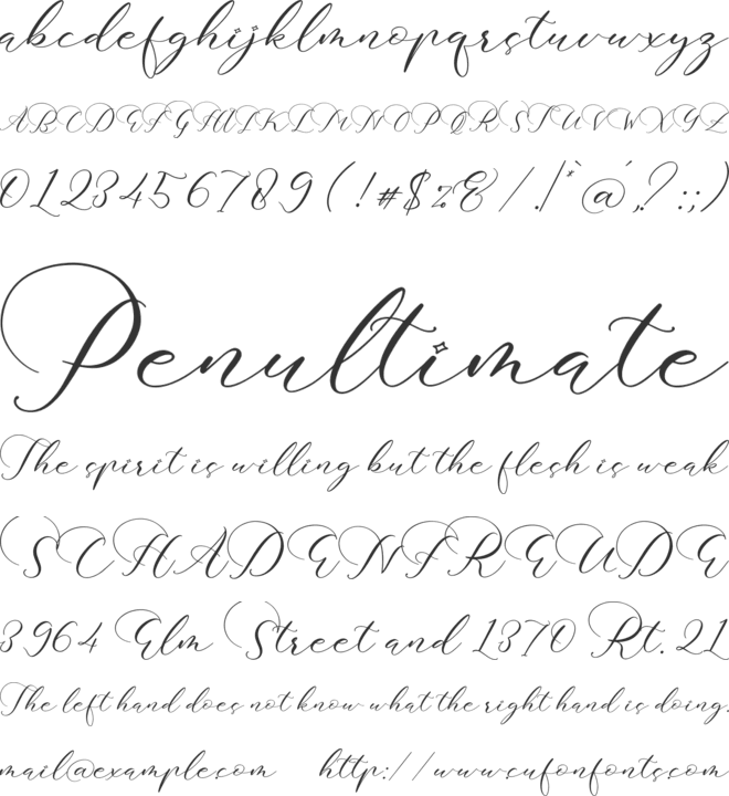 Bettilda Ristta font preview