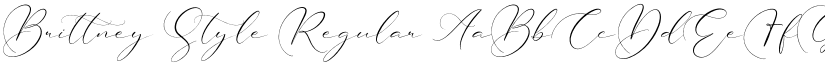 Brittney Style Regular font