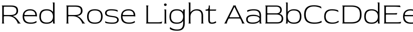 Red Rose Light font