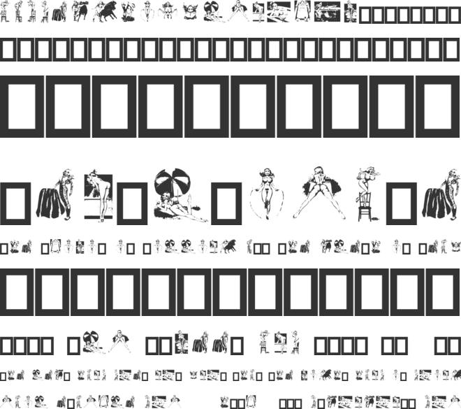 Dollybat font preview