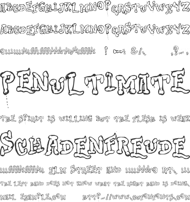 Dong Casual font preview