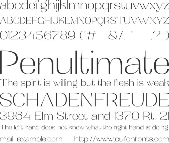 Krosta font preview