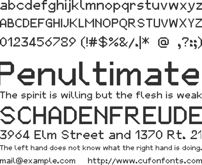 Micro Six font preview