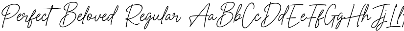 Perfect Beloved Regular font