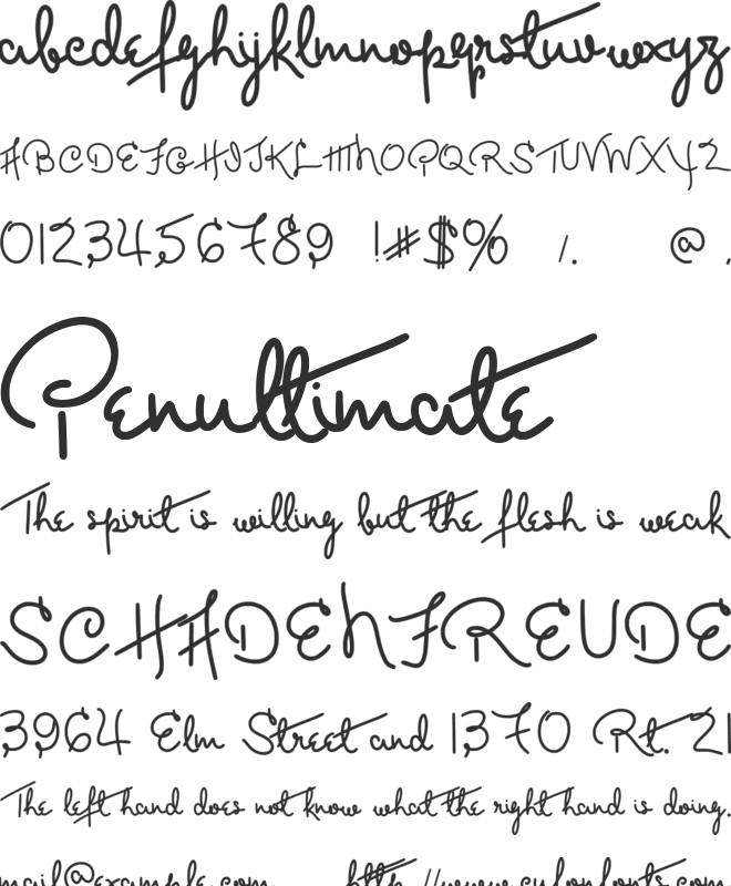 Mat Pomady font preview