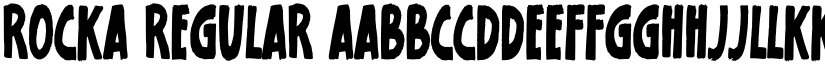 Rocka Regular font