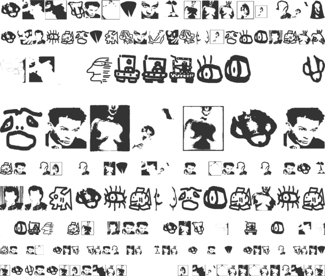 Eros Simboli font preview