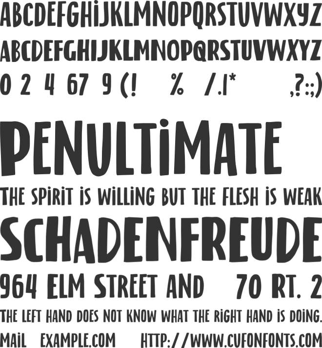 bright little star font preview