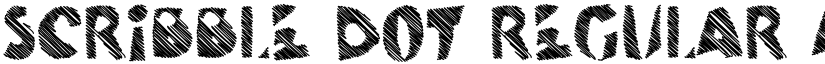 SCRIBBLE DOT Regular font
