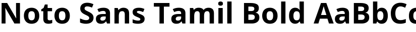 Noto Sans Tamil Bold font