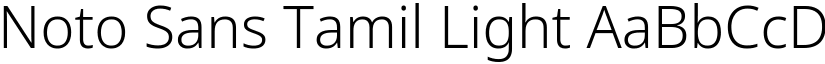 Noto Sans Tamil Light font