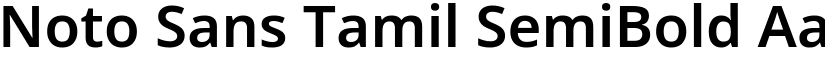 Noto Sans Tamil SemiBold font