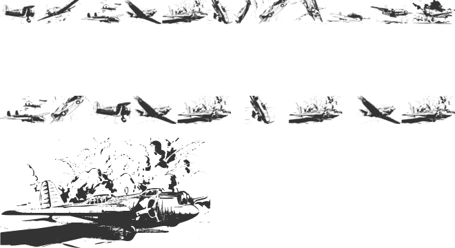 World War II Warplanes 2 font preview