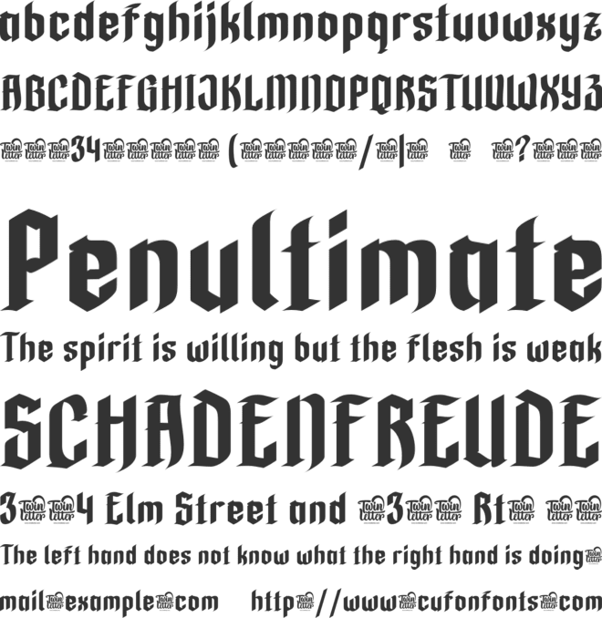 KIRHA font preview