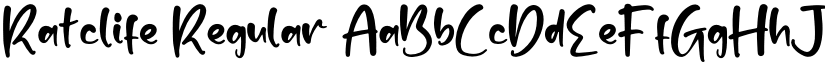 Ratclife Regular font