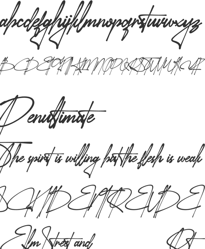 Jalliya font preview