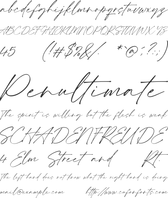 Friendlist font preview