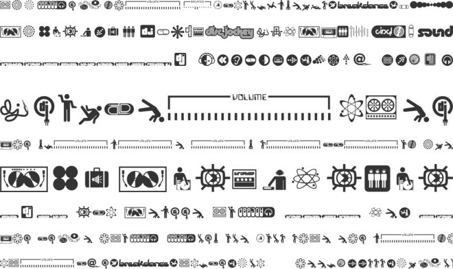 Superstar DJ font preview