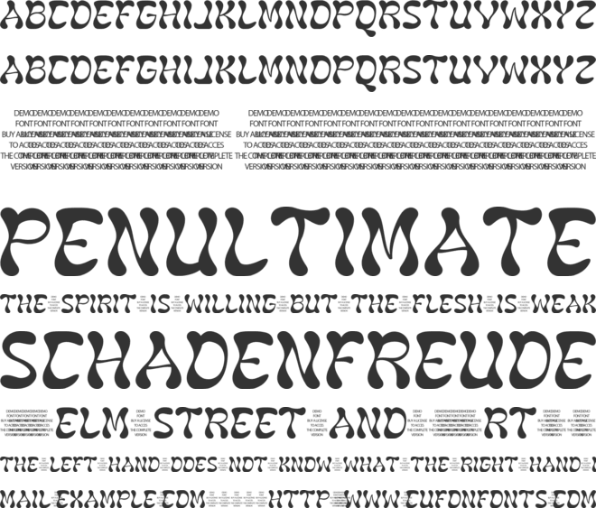Karn font preview