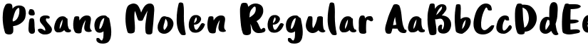 Pisang Molen Regular font
