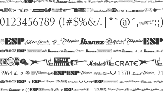 Gtartings font preview