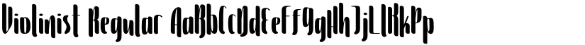 Violinist Regular font