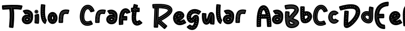 Tailor Craft Regular font