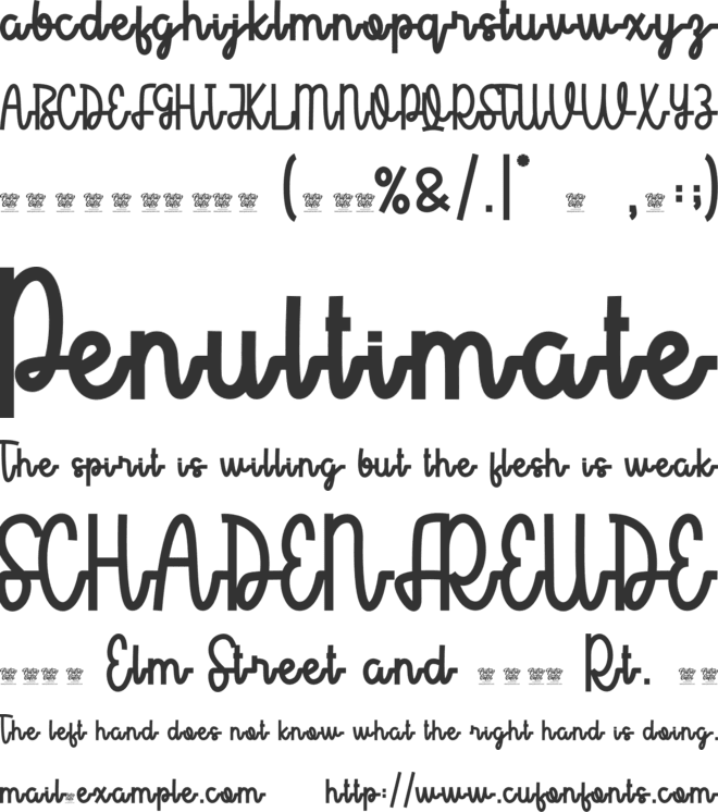 Summer Roadtrip font preview