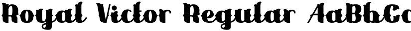 Royal Victor Regular font