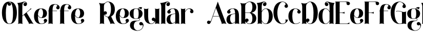 Okeffe Regular font