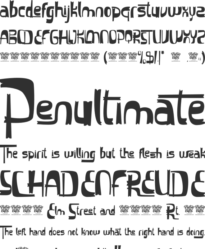 Laughing Kids font preview