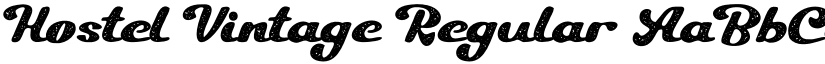 Hostel Vintage Regular font