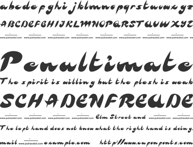 Griffin Brush font preview