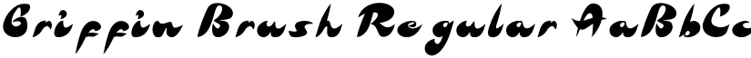 Griffin Brush Regular font