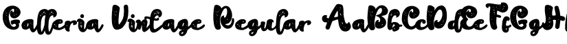 Galleria Vintage Regular font