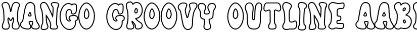 Mango Groovy Outline font