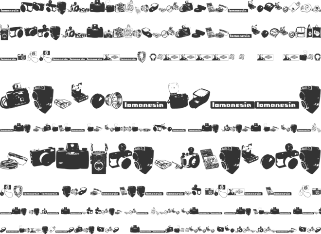 Lomonesia Dingbats font preview