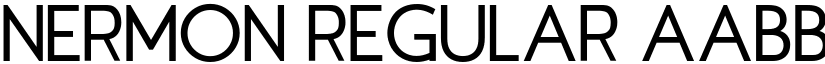 Nermon Regular font